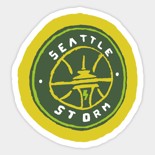 Seattle Stoooorm 15 Sticker by Very Simple Graph